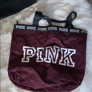 Pink Victoria secret bag